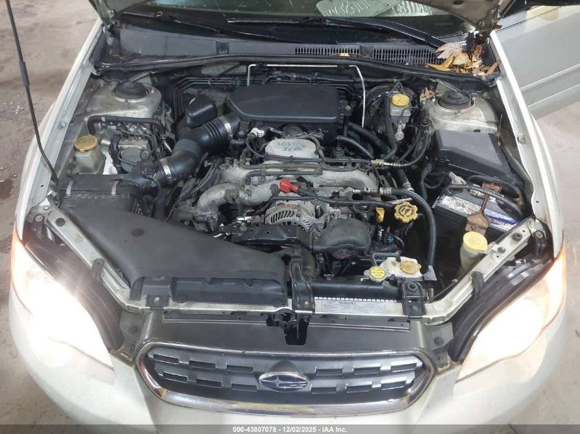 2007 Subaru Outback 2.5I Basic VIN: 4S4BP61C877318395 Lot: 43807078