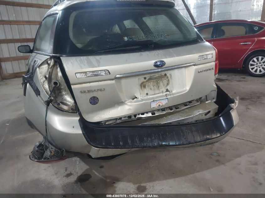 2007 Subaru Outback 2.5I Basic VIN: 4S4BP61C877318395 Lot: 43807078