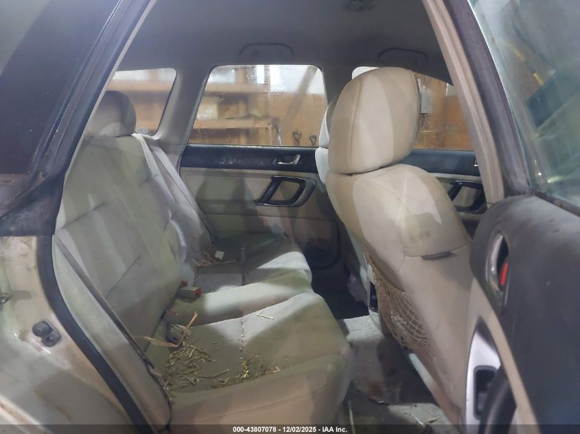 2007 Subaru Outback 2.5I Basic VIN: 4S4BP61C877318395 Lot: 43807078