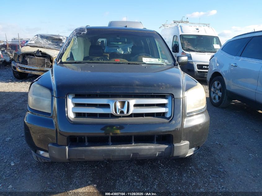 2006 Honda Pilot Ex-L VIN: 2HKYF18506H542895 Lot: 43807104