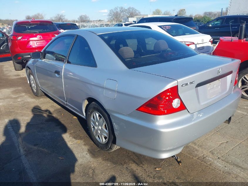 2005 Honda Civic Vp VIN: 1HGEM21165L076990 Lot: 43807109