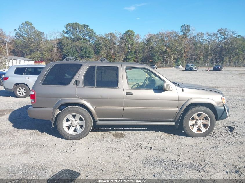 2002 Nissan Pathfinder Le VIN: JN8DR09X32W658312 Lot: 43807159
