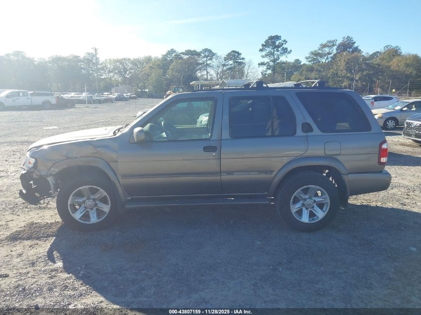 2002 Nissan Pathfinder Le VIN: JN8DR09X32W658312 Lot: 43807159