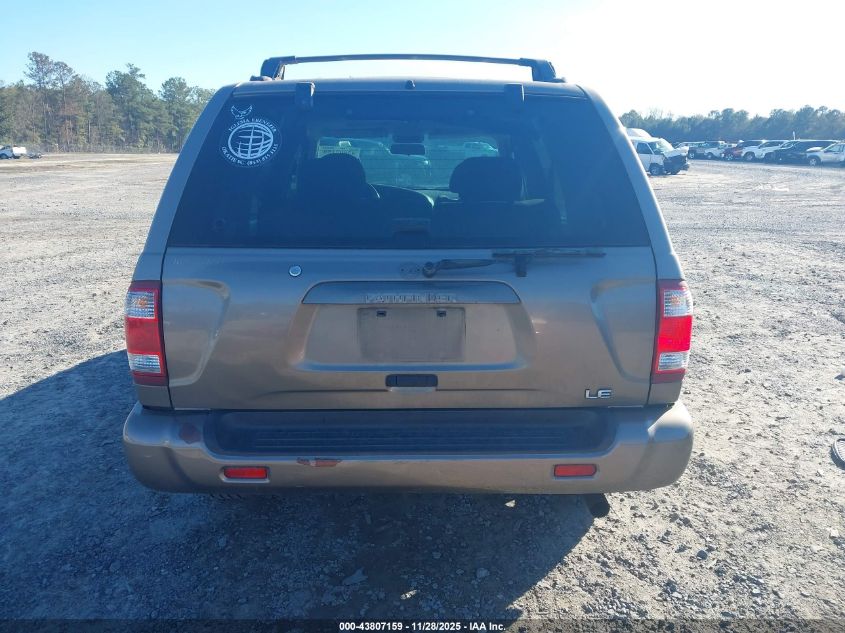 2002 Nissan Pathfinder Le VIN: JN8DR09X32W658312 Lot: 43807159