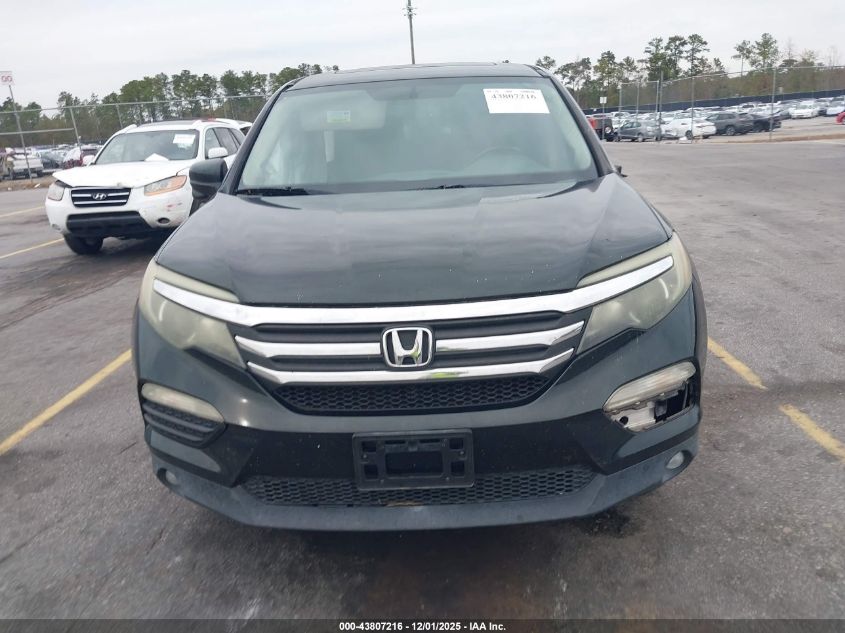 2016 Honda Pilot Ex-L VIN: 5FNYF5H82GB022831 Lot: 43807216