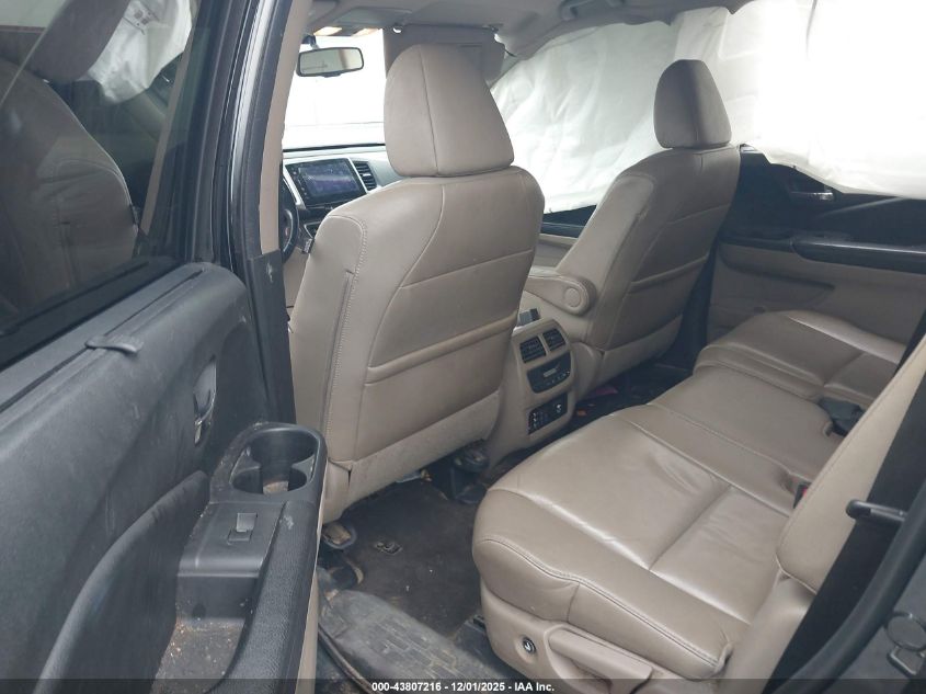 2016 Honda Pilot Ex-L VIN: 5FNYF5H82GB022831 Lot: 43807216