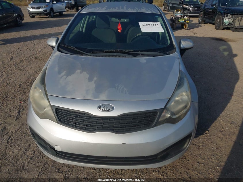 2013 Kia Rio Lx VIN: KNADM4A33D6305871 Lot: 43807224