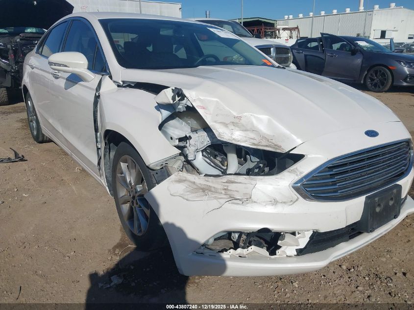2017 Ford Fusion Se VIN: 3FA6P0HD2HR349630 Lot: 43807240