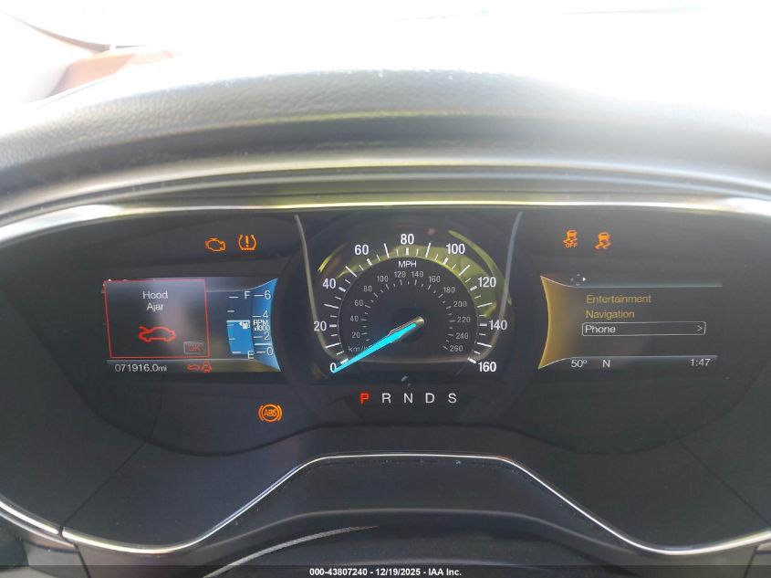 2017 Ford Fusion Se VIN: 3FA6P0HD2HR349630 Lot: 43807240