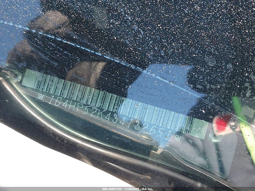 2003 Buick Lesabre Custom VIN: 1G4HP52K434132651 Lot: 43807334