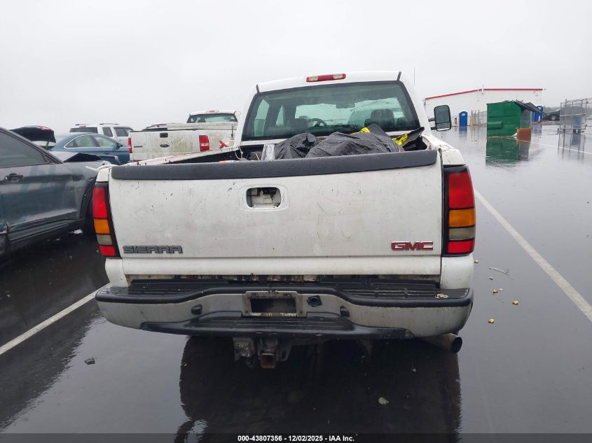 2006 GMC Sierra 2500Hd Work Truck VIN: 1GTHC23D26F148242 Lot: 43807356
