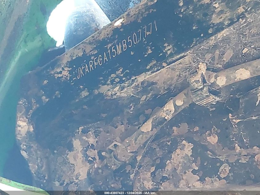 2021 Kawasaki Krf 1000 A VIN: JKARFCA15MB507771 Lot: 43807423