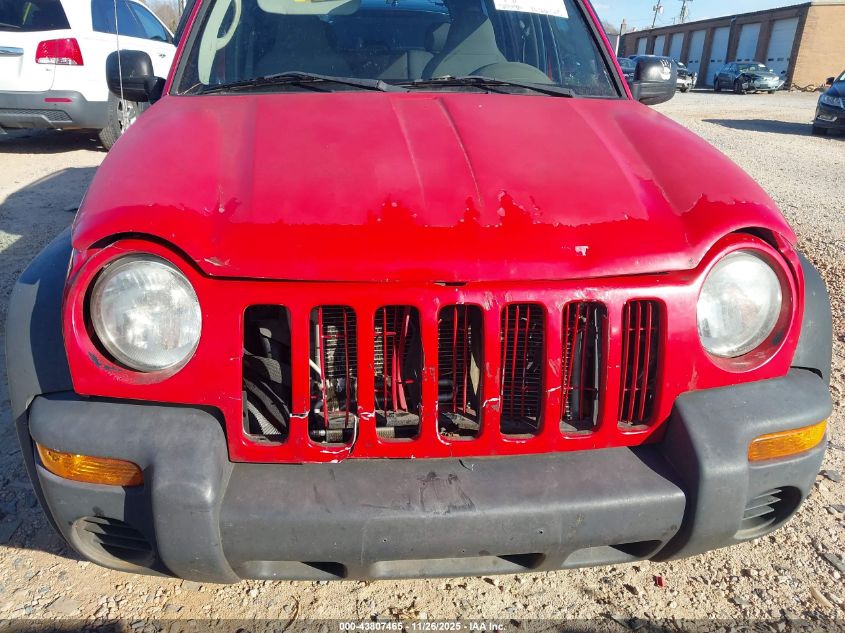 2004 Jeep Liberty Sport VIN: 1J4GK48K14W148077 Lot: 43807465