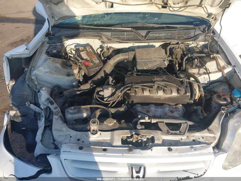 2000 Honda Civic Dx VIN: 2HGEJ634XYH101382 Lot: 43807471