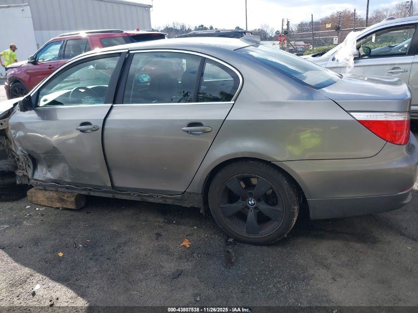 2008 BMW 528I VIN: WBANU53518C117110 Lot: 43807538