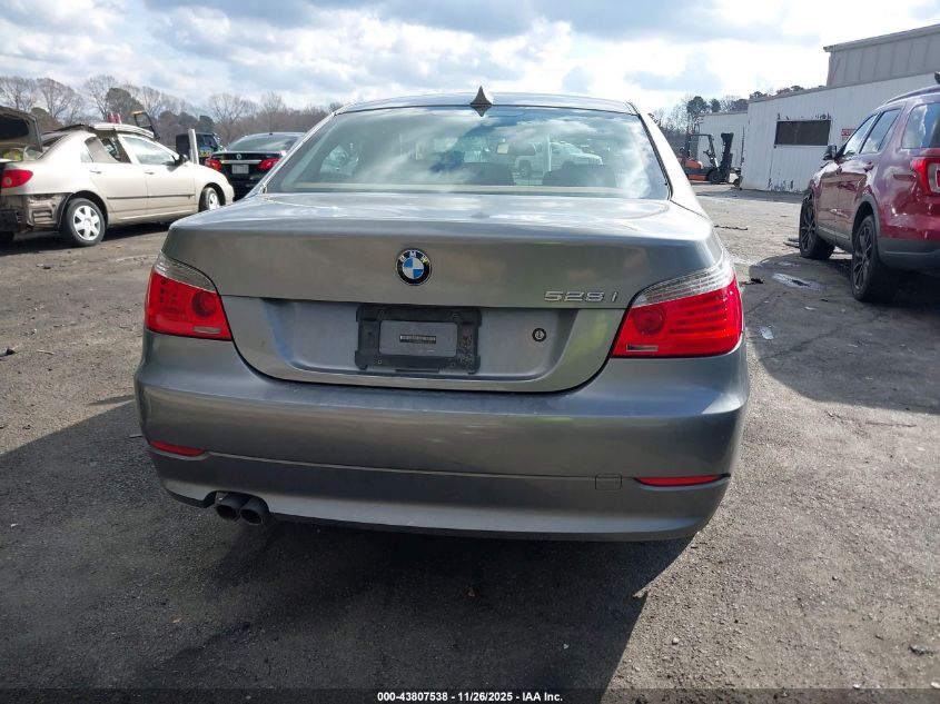 2008 BMW 528I VIN: WBANU53518C117110 Lot: 43807538