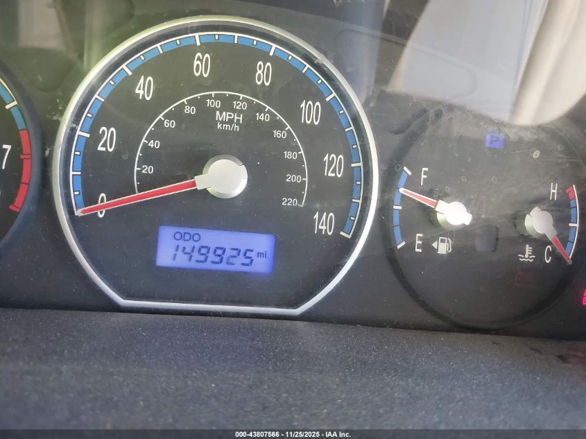 2009 Hyundai Santa Fe Gls VIN: 5NMSG13D19H281182 Lot: 43807566