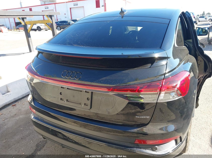 2024 Audi Q4 Sportback E-Tron Premium Plus 55 Quattro VIN: WA13UBFZ2RP062517 Lot: 43807608