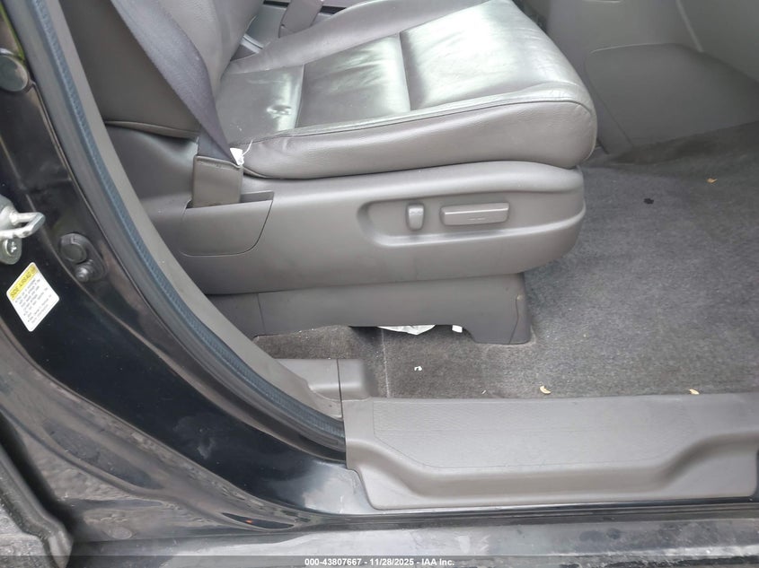 2012 Honda Odyssey Touring/Touring Elite VIN: 5FNRL5H97CB087058 Lot: 43807667