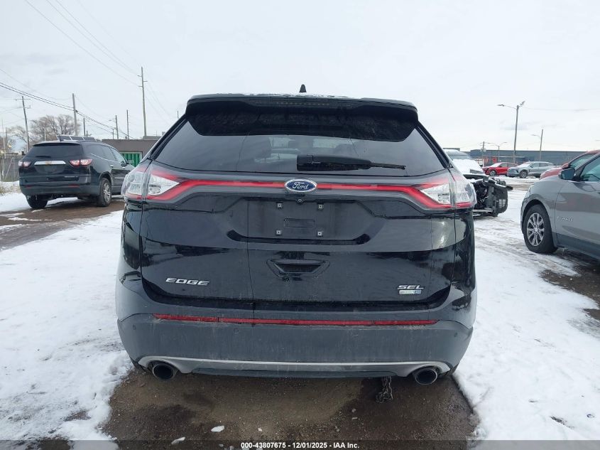 2018 Ford Edge Sel VIN: 2FMPK4J93JBC58649 Lot: 43807675