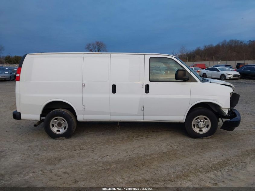 2020 Chevrolet Express Cargo Rwd 2500 Regular Wheelbase Wt VIN: 1GCWGAFP4L1272310 Lot: 43807753