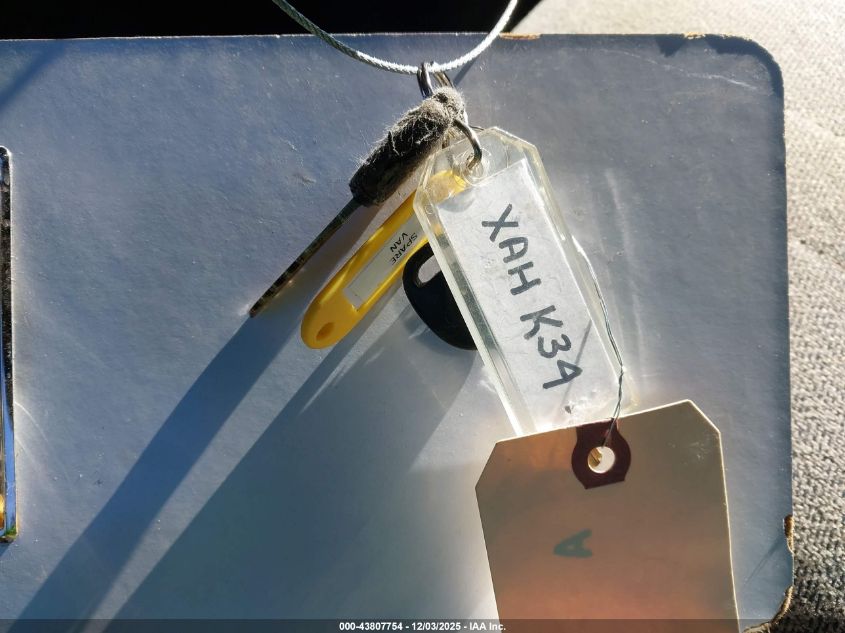 2012 Chevrolet Express 2500 Work Van VIN: 1GCWGFCAXC1167865 Lot: 43807754