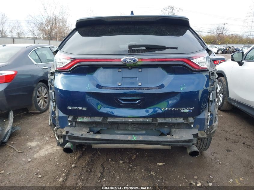 2017 Ford Edge Titanium VIN: 2FMPK4K9XHBC58110 Lot: 43807774