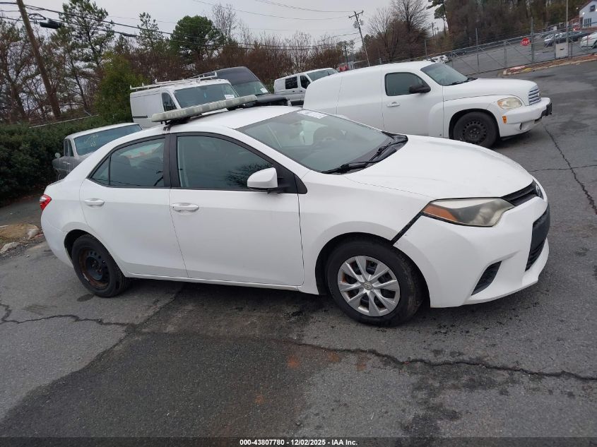 2015 Toyota Corolla L VIN: 2T1BURHE3FC290041 Lot: 43807780