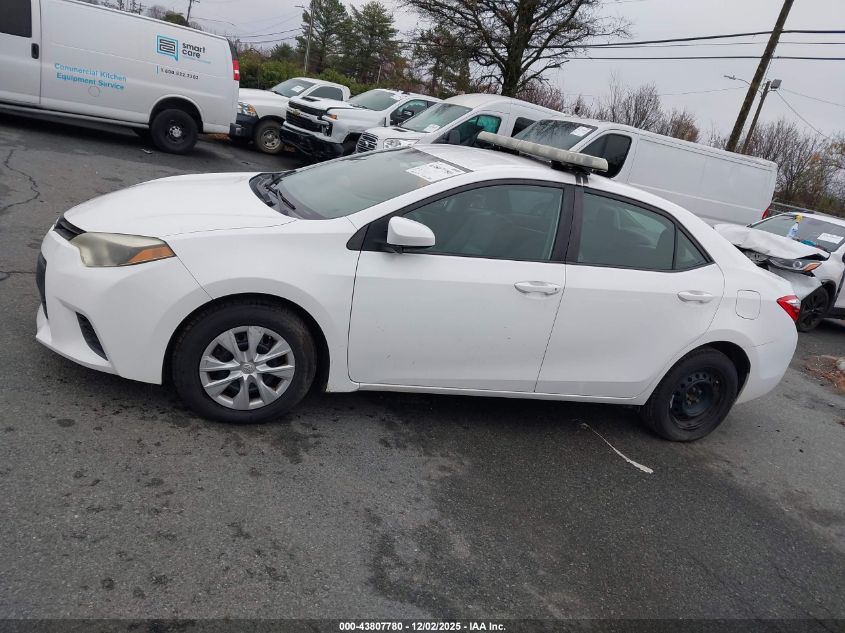 2015 Toyota Corolla L VIN: 2T1BURHE3FC290041 Lot: 43807780