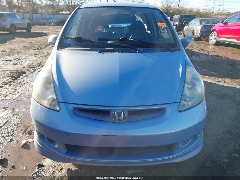 2008 Honda Fit Sport VIN: JHMGD37688S037181 Lot: 43807792