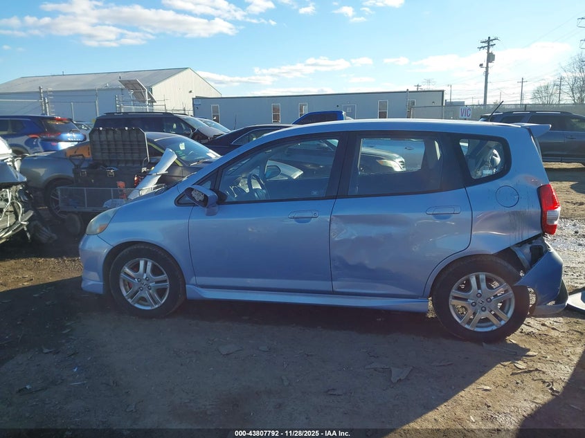 2008 Honda Fit Sport VIN: JHMGD37688S037181 Lot: 43807792