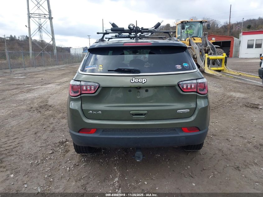 2018 Jeep Compass Latitude 4X4 VIN: 3C4NJDBB4JT397967 Lot: 43807816