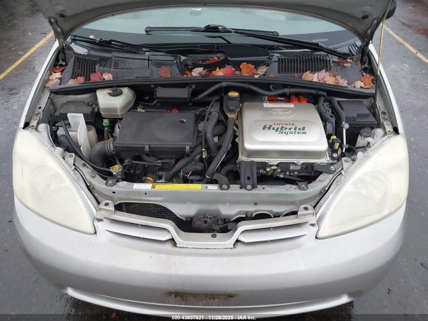 2002 Toyota Prius Base (Ecvt) VIN: JT2BK12U220058387 Lot: 43807821