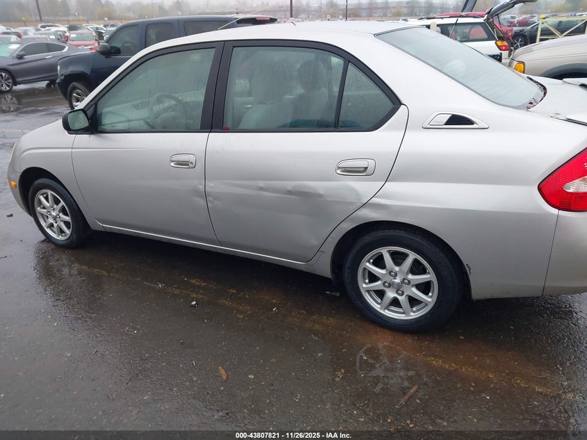 2002 Toyota Prius Base (Ecvt) VIN: JT2BK12U220058387 Lot: 43807821
