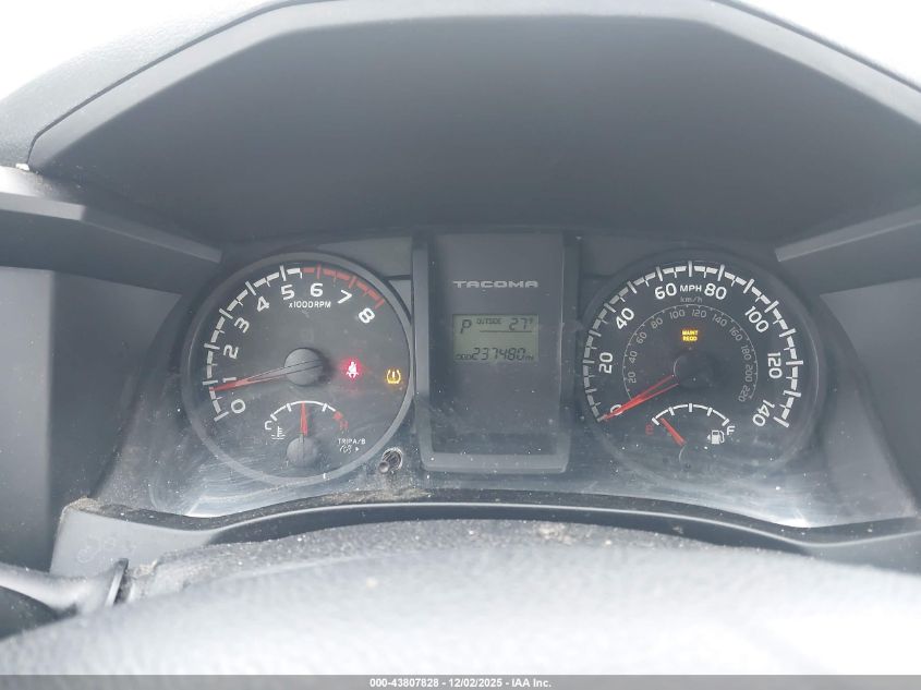 2016 Toyota Tacoma Sr VIN: 5TFRX5GN3GX068540 Lot: 43807828