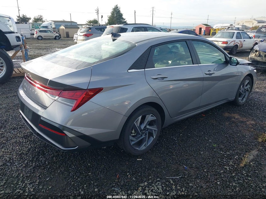 VIN KMHLS4DGXSU034427 2025 HYUNDAI ELANTRA SEL CONVENIENCE