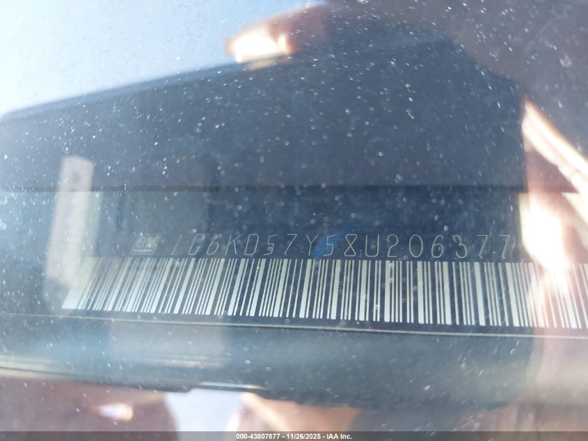 2008 Cadillac Dts 1Sa VIN: 1G6KD57Y58U206377 Lot: 43807877