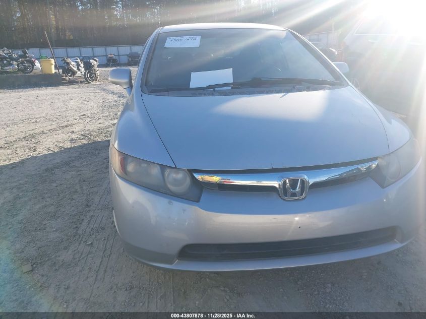 2008 Honda Civic Lx VIN: 1HGFA15598L015724 Lot: 43807878