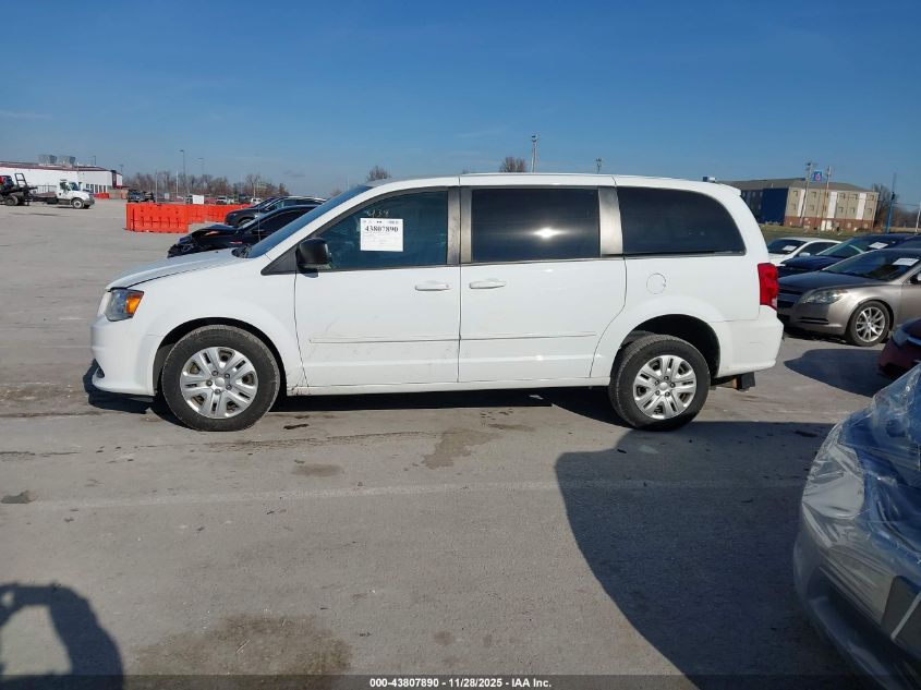 2017 Dodge Grand Caravan Se VIN: 002C4RDGBG5HR8601 Lot: 43807890