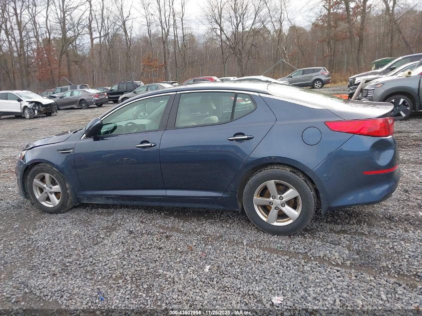 2015 Kia Optima Lx VIN: 5XXGM4A71FG481700 Lot: 43807956