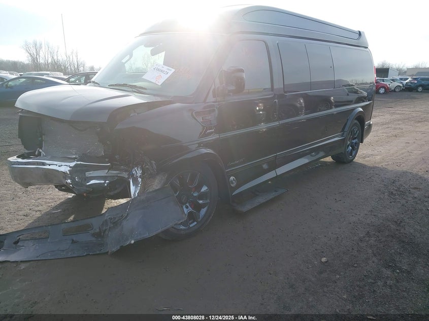 Vin: 1gcwgbf75r1233398, lot: 44303486, chevrolet express cargo rwd 2500 extended wheelbase wt 20242