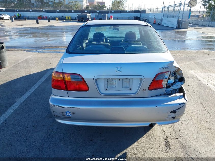 1999 Honda Civic Value Package VIN: 2HGEJ6617XH523982 Lot: 43808032
