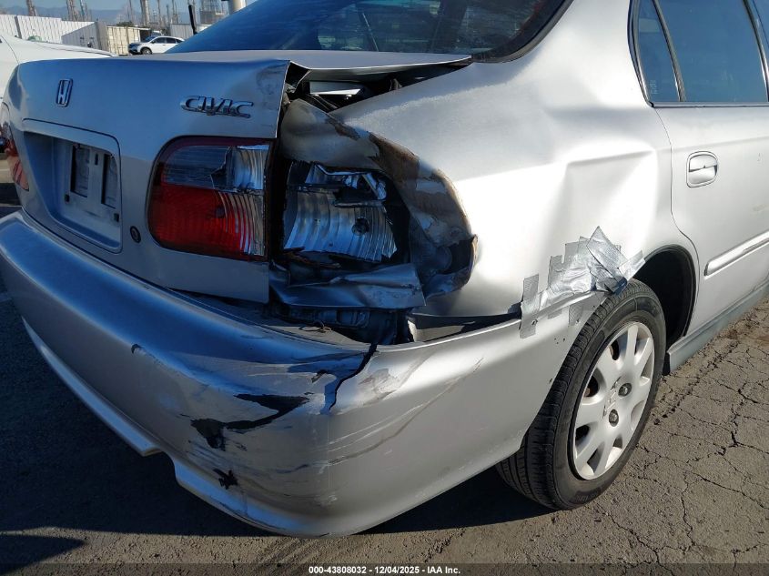 1999 Honda Civic Value Package VIN: 2HGEJ6617XH523982 Lot: 43808032