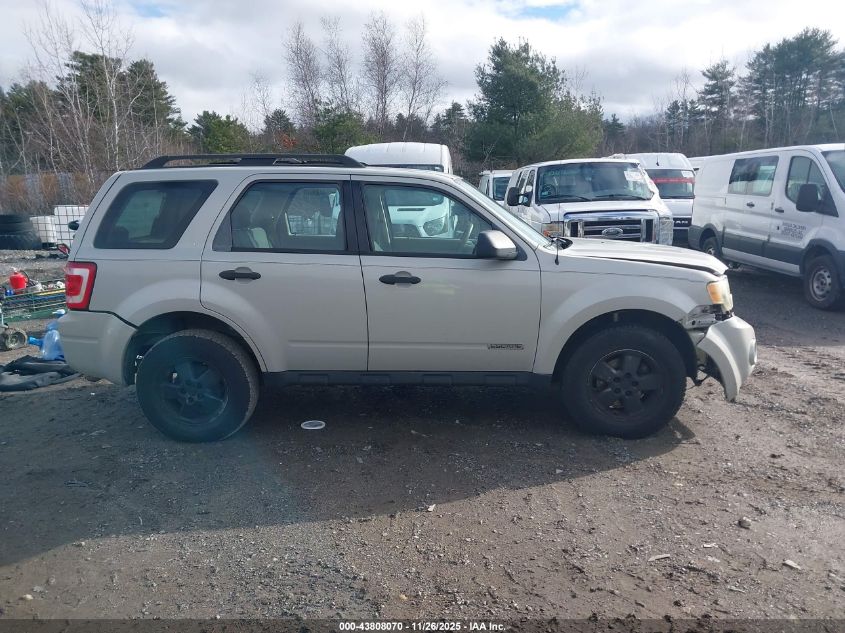 2008 Ford Escape Xls/Xls Manual VIN: 1FMCU02Z18KC94212 Lot: 43808070