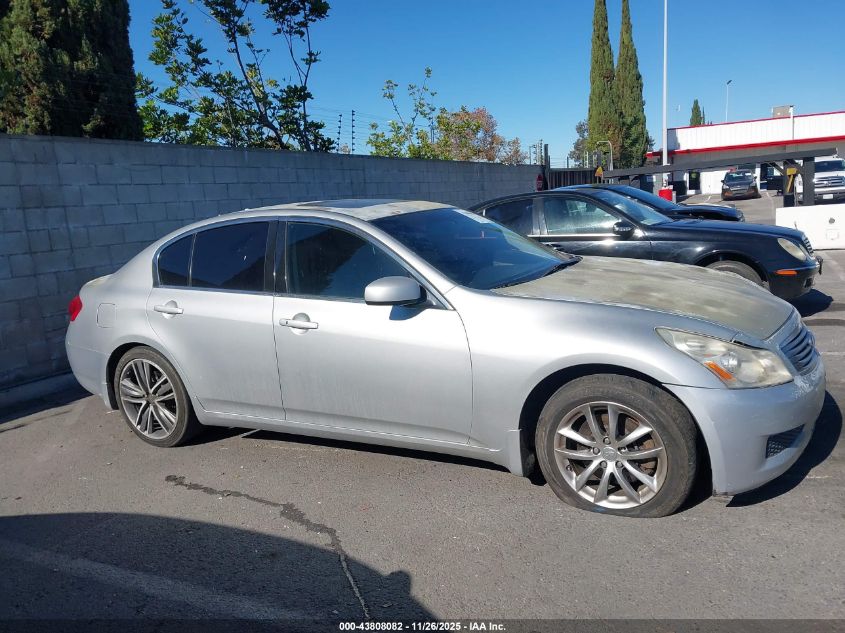 2007 Infiniti G35X VIN: JNKBV61F37M822292 Lot: 43808082