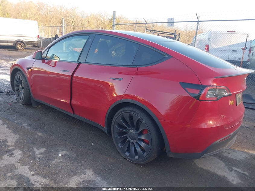 7SAYGDEF7NF376953 2022 TESLA MODEL Y photo no. 3