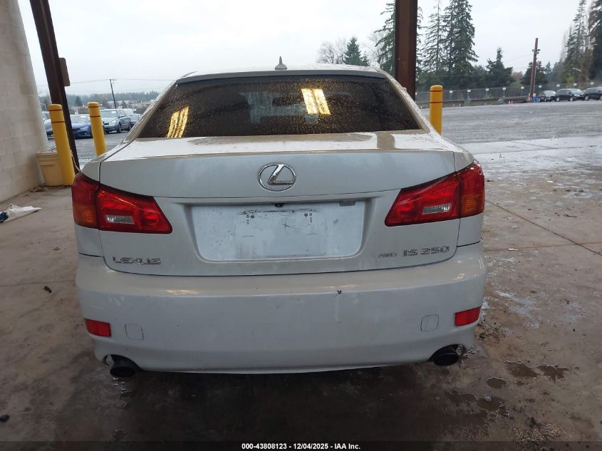 2008 Lexus Is 250 VIN: JTHCK262782024886 Lot: 43808123