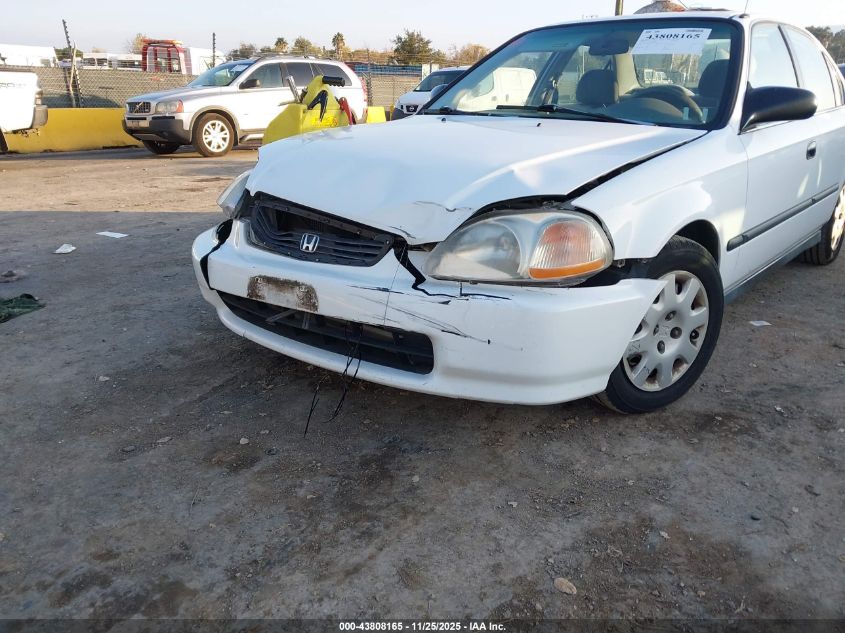 1998 Honda Civic Lx VIN: 2HGEJ6679WH612651 Lot: 43808165