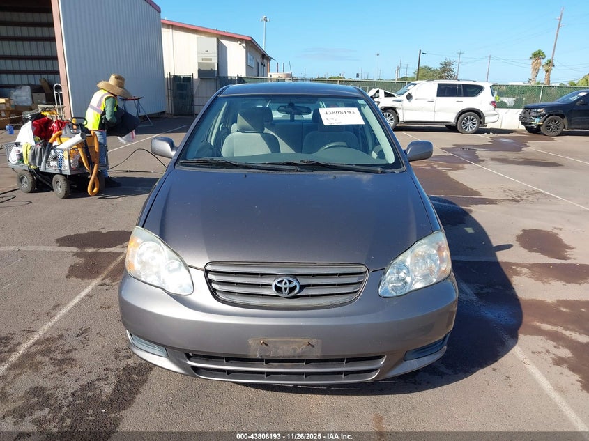 2003 Toyota Corolla Le VIN: 1NXBR32E93Z021575 Lot: 43808193
