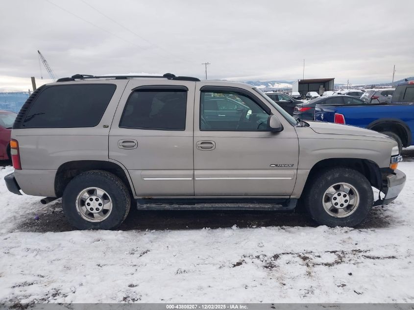2001 Chevrolet Tahoe Lt VIN: 1GNEK13T51J270629 Lot: 43808207